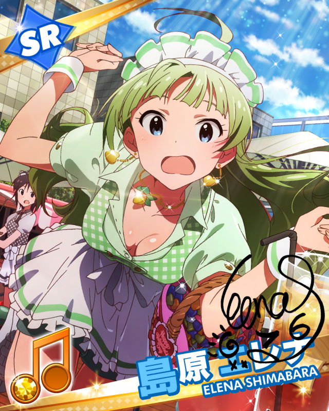 ★ミリマス★島原エレナ★Rak★特大バスタオル/タペストリー★スーパーレア★ ☆ミリマス☆島原エレナ☆Rak☆特大バスタオル/タペストリー